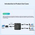 C-HD019 USB-C Bidirectional Switch - 8K/10Gbps/100W - Black