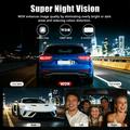 C313 4-Channel 1080p WiFi Dash Cam with Rear Camera - Inside/Outside Record - Black