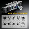 C315 4-Channel WiFi Dash Cam with 360 Coverage - Black