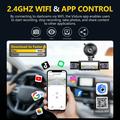 C315 4-Channel WiFi Dash Cam with 360 Coverage - Black