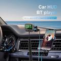 C80 6-in-1 Car HUD Display with Bluetooth 5.3, FM Transmitter - Black