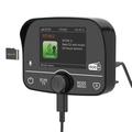C9 Car DAB+ Digital Radio Receiver - Bluetooth 5.0, Touch Display, USB-C, FM Transmitter & AUX Output - Black