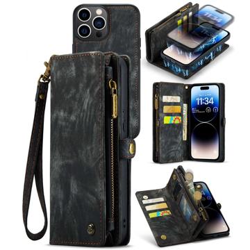 Caseme 2-in-1 Multifunctional iPhone 14 Pro Max Wallet Case - Black