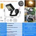 CCP0144 92-LED Solar Wall Light with Motion Sensor - IP65