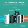 CF-002T Portable Desktop Air Cooler - USB, Touch Control, 480ml Water Tank - White
