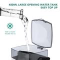 CF-002T Portable Desktop Air Cooler - USB, Touch Control, 480ml Water Tank - White