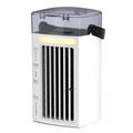 CF-002T Portable Desktop Air Cooler - USB, Touch Control, 480ml Water Tank - White