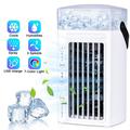 CF-002T Portable Desktop Air Cooler - USB, Touch Control, 480ml Water Tank - White
