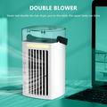 CF-002T Portable Desktop Air Cooler - USB, Touch Control, 480ml Water Tank - White