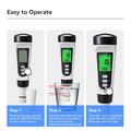 CL-M21 Digital Chlorine and Water Temperature Tester - White