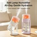 CL37 280ml Salt Crystal Humidifier with 7-Color Ambient Light - White