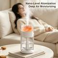 CL37 280ml Salt Crystal Humidifier with 7-Color Ambient Light - White