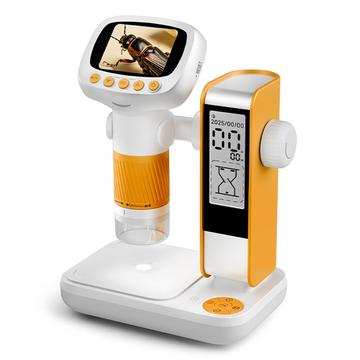 CM5 2-Inch HD Digital Microscope for Kids - Orange / White