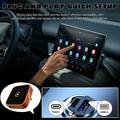 CP030-3 2-in-1 Wireless CarPlay and Android Auto Adapter - Orange / Black