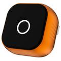 CP031-1 2-in-1 Wireless CarPlay and Android Auto Adapter - Orange / Black