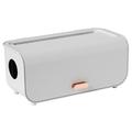 Cable Management Box with Lid - Power Strip Organizer and Cord Hider (Open Box - Excellent) - White