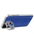 CamStand iPhone 13 Hybrid Cover - Carbon Fiber - Blue