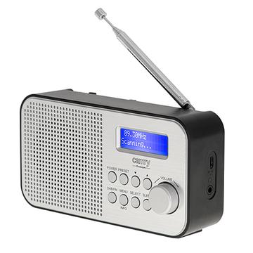 Camry CR 1179 DAB/DAB+/FM Radio w. 2000mAh Battery - Silver / Black