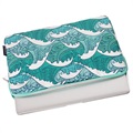 CanvasArtisan Universal Laptop Sleeve with Zipper - 15" - Waves
