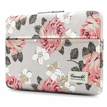 Canvaslife Universal Laptop Sleeve - 13-14" - White Flowers