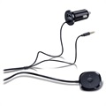 Car Charger / Bluetooth Car Kit with Wired Remote BC20 - AUX - Black