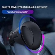 Car Steering Wheel Power Knob - Black