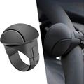 Car Steering Wheel Power Knob - Black