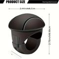 Car Steering Wheel Power Knob - Black