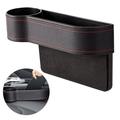 Car Storage Box for Car Seat - Driver Side - Black