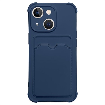 Card Armor Series iPhone 13 Mini Silicone Case - Navy Blue
