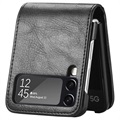 Card Series Samsung Galaxy Z Flip4 5G Wallet Case - Black