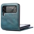 Card Series Samsung Galaxy Z Flip4 5G Wallet Case - Blue