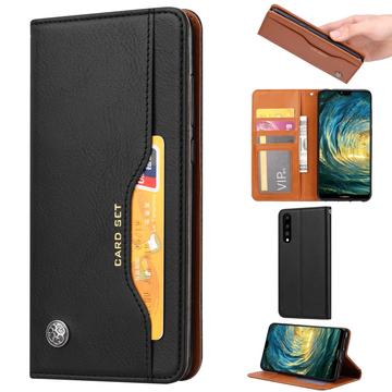 Huawei P20 Card Set Series Wallet Case - Black