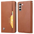 Card Set Series Samsung Galaxy S21 FE 5G Wallet Case - Brown