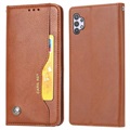 Card Set Series Samsung Galaxy A32 5G/M32 5G Wallet Case - Brown