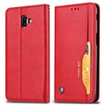 Card Set Series Samsung Galaxy J6+ Wallet Case - Red