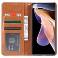 Card Set Series Xiaomi Redmi Note 11 Pro/Note 11 Pro+ Wallet Case - Brown