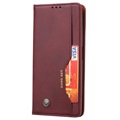Card Set Series Xiaomi Poco X3 NFC Wallet Case - Wine Red