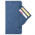 Cardholder Series Motorola Moto E20 Wallet Case - Blue