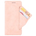 Cardholder Series Motorola Moto E20 Wallet Case - Pink