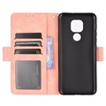 Cardholder Series Motorola Moto E7 Plus Wallet Case - Pink