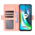 Cardholder Series Motorola Moto E7 Plus Wallet Case - Pink