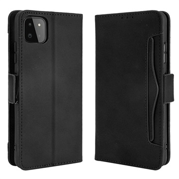 Cardholder Series Samsung Galaxy A22 5G, Galaxy F42 5G Wallet Case - Black