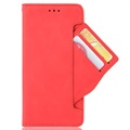 Cardholder Series Motorola Moto G22 Wallet Case - Red