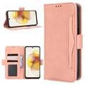 Cardholder Series Motorola Moto G73 Wallet Case - Pink