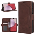 Cardholder Series Samsung Galaxy A14 Wallet Case - Brown