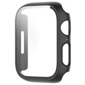 Apple Watch Series 7 Case with Tempered Glass Screen Protector - 41mm - Black