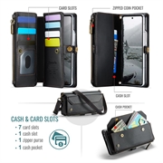 Samsung Galaxy Z Fold8 Ultra CaseMe C36 RFID Blocking Wallet Case - Black