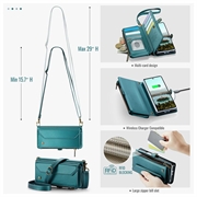 Samsung Galaxy Z Fold8 Ultra CaseMe C36 RFID Blocking Wallet Case - Green