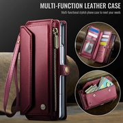 Samsung Galaxy Z Fold8 Ultra CaseMe C36 RFID Blocking Wallet Case - Red